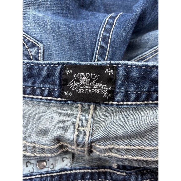 Rebock For Express Boot Cut Jeans Size 6S - Picture 11 of 13
